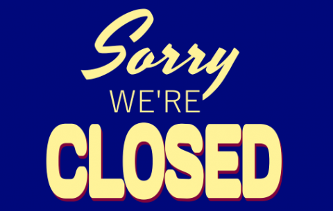 Symbolfoto: Sorry, we're closed